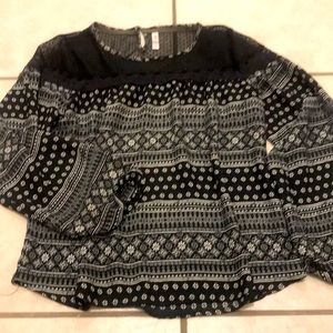 Bohemian Style Blouse M Xhilaration